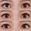 Western Eyes Dolly+ Red (1 lens/pack)-Colored Contacts-UNIQSO