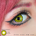 Sweety Crazy Yellow Rings V3 (Chainsaw Man - Makima) (1 lens/pack)-Crazy Contacts-UNIQSO