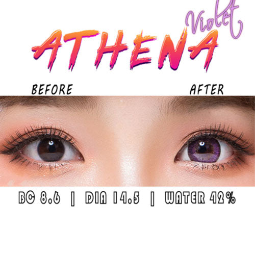 I.Fairy Athena Violet (1 lens/pack)-Colored Contacts-UNIQSO