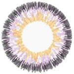 Western Eyes Hybrid Violet (1 lens/pack)-Colored Contacts-UNIQSO