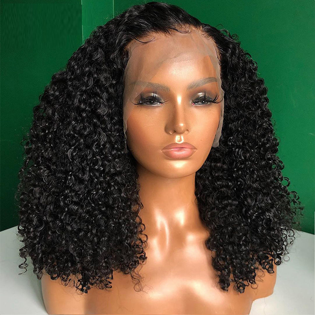 Premium Wig - Kicky Locks Small Curly Front Lace Wig-Lace Front Wig-UNIQSO