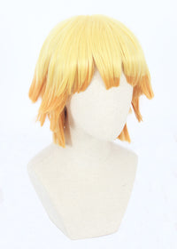 Cosplay Wig - Demon Slayer Agatsuma Zenitsu (Light Orange)-Cosplay Wig-UNIQSO