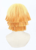 Cosplay Wig - Demon Slayer Agatsuma Zenitsu (Light Orange)-Cosplay Wig-UNIQSO