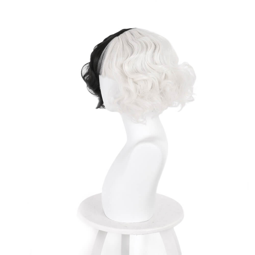 Cosplay Wig - Cruella de Vil-Cruella-Cosplay Wig-UNIQSO