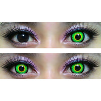 Sweety Crazy Green Werewolf (1 lens/pack)-Crazy Contacts-UNIQSO