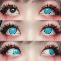 Sweety Crazy Cyan Mesh / Blue Screen with Black Rim (1 lens/pack) [Exp: 02/2026]-Crazy Contacts-UNIQSO