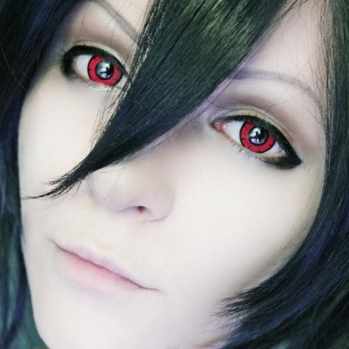 Western Eyes Twilight Red (1 lens/pack)-Colored Contacts-UNIQSO