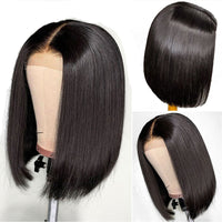 Premium Wig - Classy Chic Front Lace Middle Part Bob-Lace Front Wig-UNIQSO