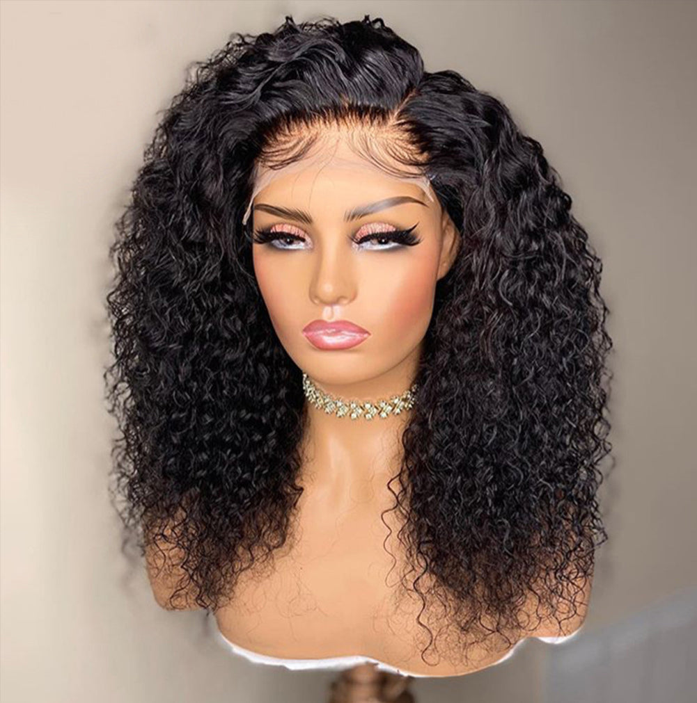 Premium Wig - Dazzling Curls Small Volume Front Lace Wig-Lace Front Wig-UNIQSO