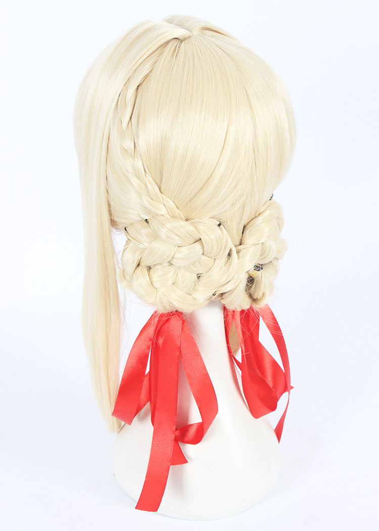 Cosplay Wig - Violet Evergarden (Red Ribbon)-Cosplay Wig-UNIQSO