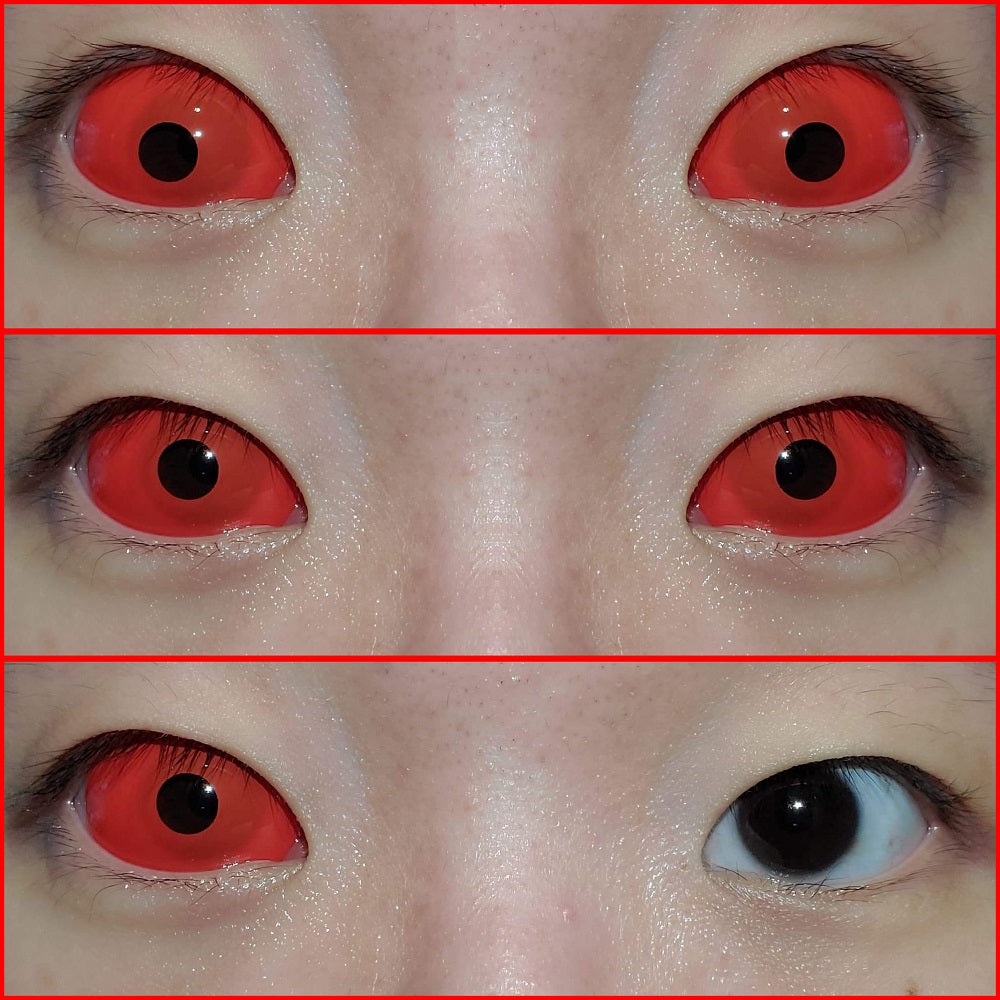 Sweety Red Sclera Contacts (1 lens/pack)-Sclera Contacts-UNIQSO