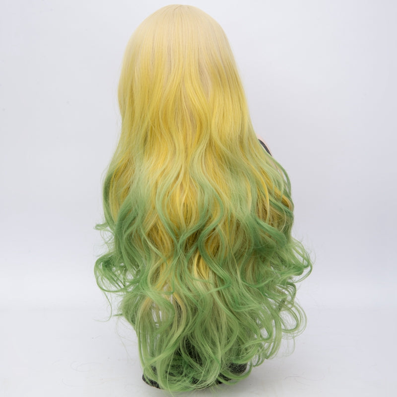 Lolita Wig - Parrot Yellow & Green-Lolita Wig-UNIQSO