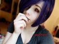 Phantasee Red Black Sclera Contacts Tokyo Ghoul - Red Ghoul/Gremlin (2 lenses/pack)-Sclera Contacts-UNIQSO