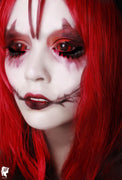 Phantasee Red Black Sclera Contacts Sunpyre (2 lenses/pack)-Sclera Contacts-UNIQSO