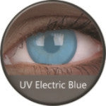 Phantasee UV Glow Crazy Lens Electric Blue (2 lenses/pack)(blister)-UV Contacts-UNIQSO