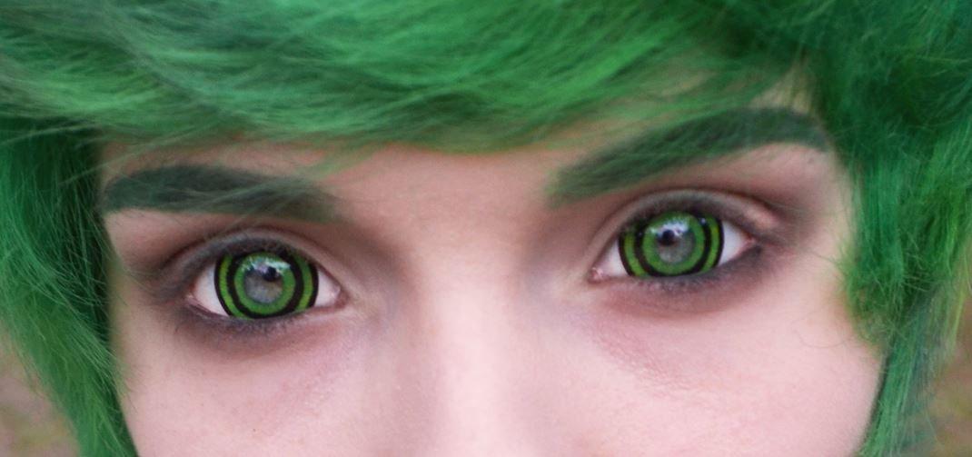 Phantasee Mini Sclera Lens Green Goblin (2 lenses/pack)-Mini Sclera Contacts-UNIQSO