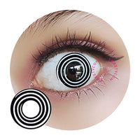 Sweety Crazy Black Spiral II (1 lens/pack)-Crazy Contacts-UNIQSO