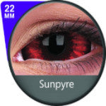 Phantasee Red Black Sclera Contacts Sunpyre (2 lenses/pack)-Sclera Contacts-UNIQSO