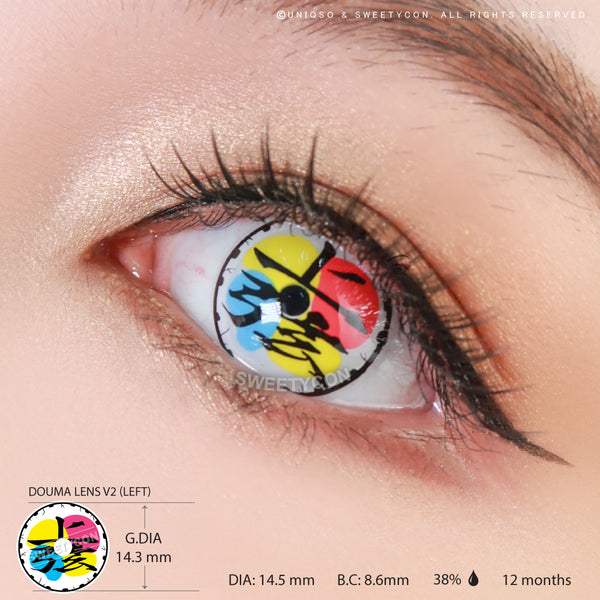 Demon Slayer Douma Contact Lenses: Perfect for an Authentic Cosplay ...