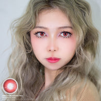 Sweety Milkshake Red (1 lens/pack)-Colored Contacts-UNIQSO