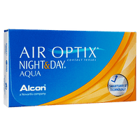 Air Optix Night & Day (3 lenses/pack)-Clear Contacts-UNIQSO