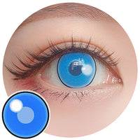 Sweety Anime Cloud Rim Blue (1 lens/pack)-Colored Contacts-UNIQSO