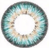 Western Eyes Puffy 3 Tones Turquoise (1 lens/pack)-Colored Contacts-UNIQSO