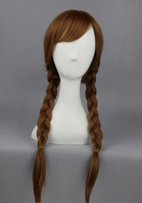 Cosplay Wig - Frozen - Anna (with Braids)-Cosplay Wig-UNIQSO