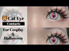 Sweety Crazy Sexy Cat Eye Green (1 lens/pack)