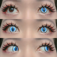 Sweety Crazy Sexy Cat Eye Blue (1 lens/pack)-Crazy Contacts-UNIQSO