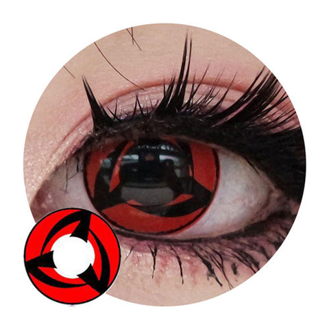 Sasuke Sharingan & Rinnegan Contacts: Naruto Contact Lenses – UNIQSO