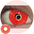 Kazzue Mini Sclera Toxic Red (1 lens/pack)-Mini Sclera Contacts-UNIQSO