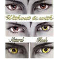 Western Eyes Twilight Yellow (1 lens/pack)-Colored Contacts-UNIQSO