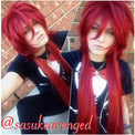 Cosplay Wig - Black Butler - Grell Sutcliff-Cosplay Wig-UNIQSO