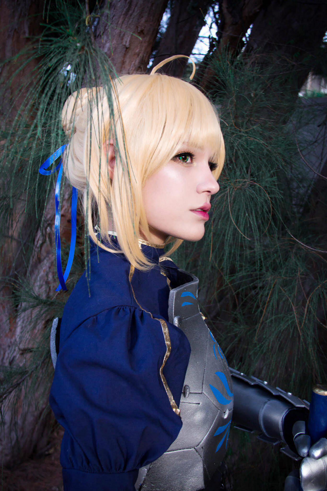 Cosplay Wig - Fate stay night - Saber-Cosplay Wig-UNIQSO