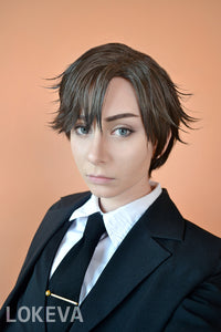 Cosplay Wig - Shingeki No Kyojin - Rivaille-Cosplay Wig-UNIQSO