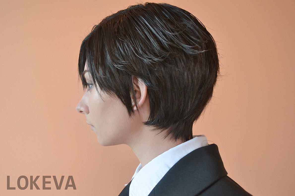 Cosplay Wig - Shingeki No Kyojin - Rivaille-Cosplay Wig-UNIQSO